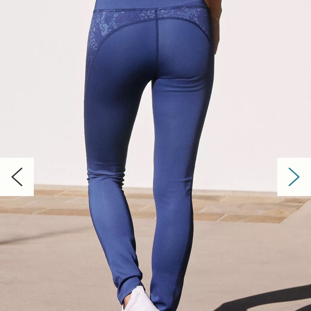 Anthropologie Daily Practice Women's Sofia High-Waisted Leggings Size XS Blue - Picture 11 of 16